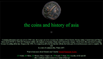 The Coins and History of Asia