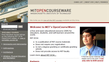 MIT's OpenCourseWare (MIT OCW)